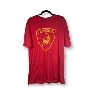 𝅺LAMBROS Men’s T-Shirt Men’s Red Size XL